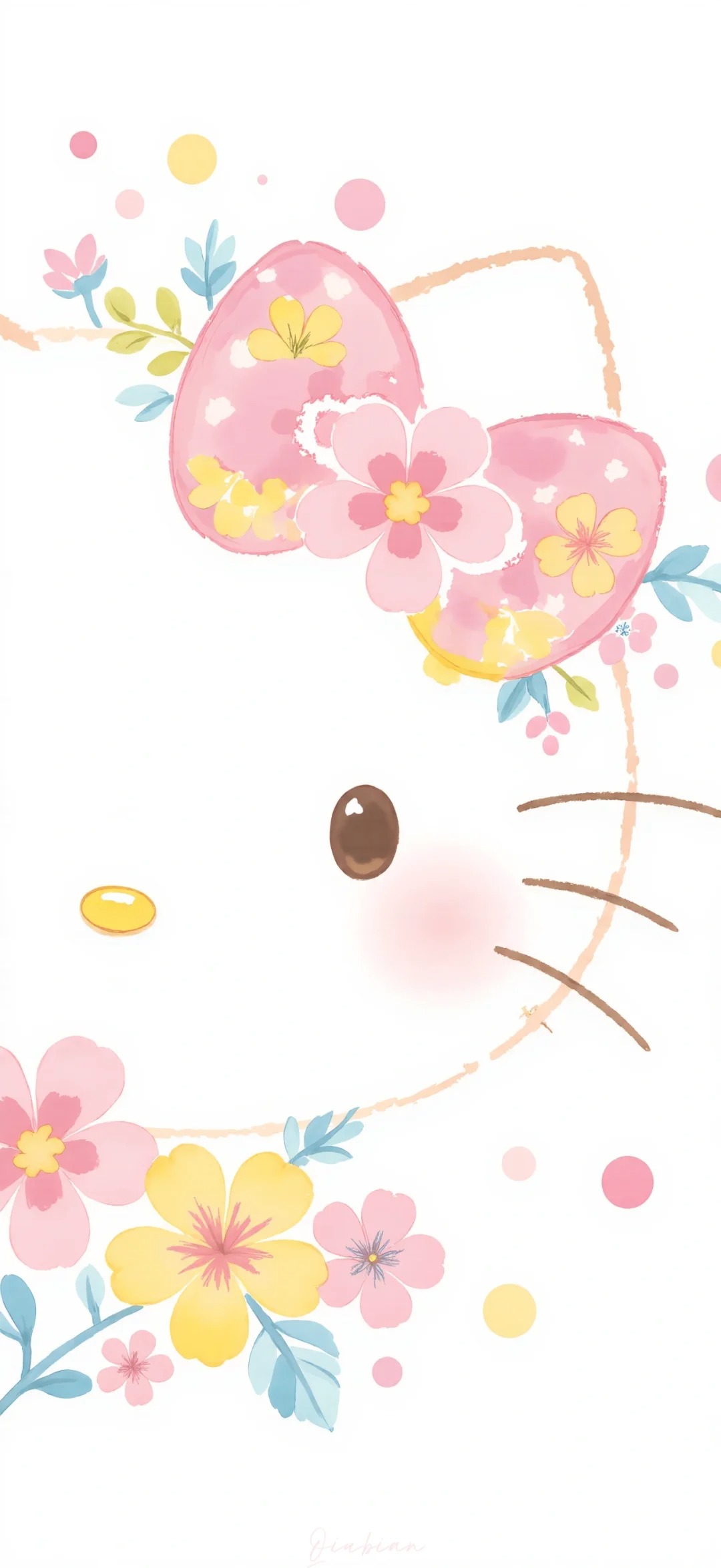 baby pink flower wallpaper