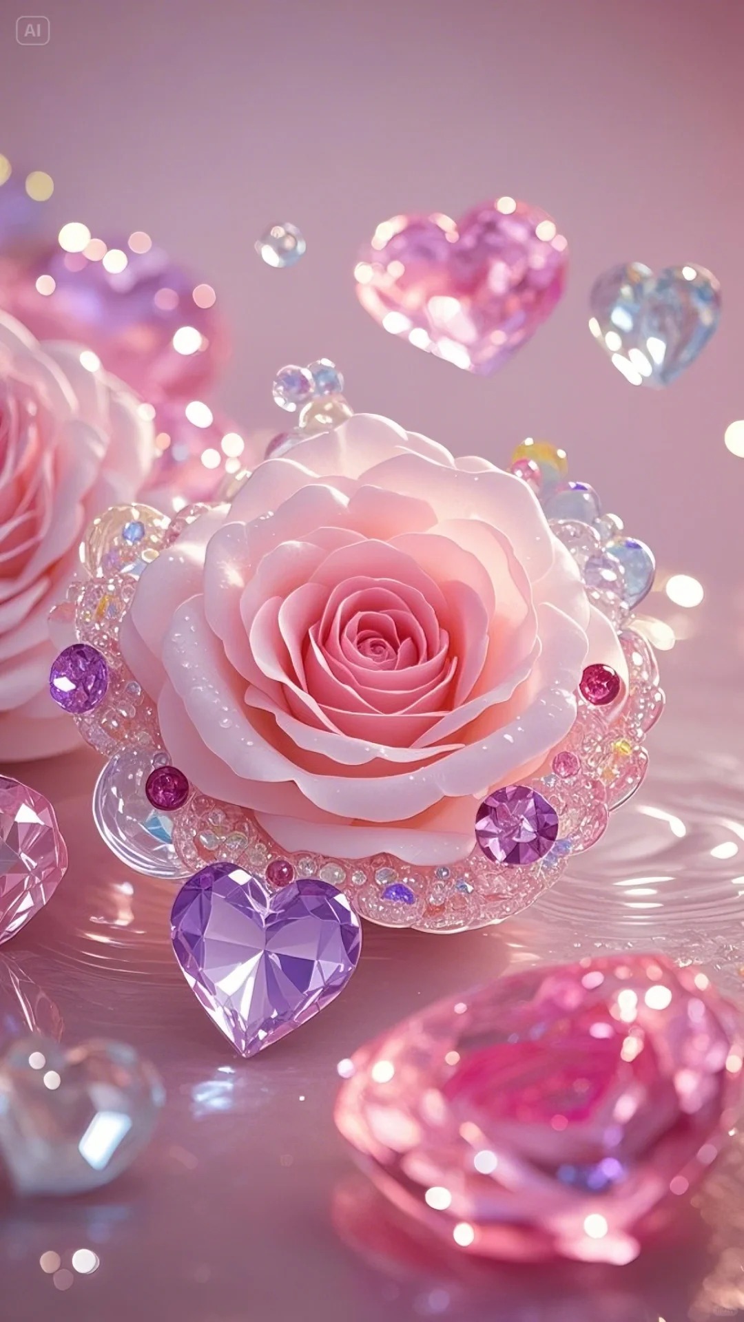 iphone pink flower wallpaper